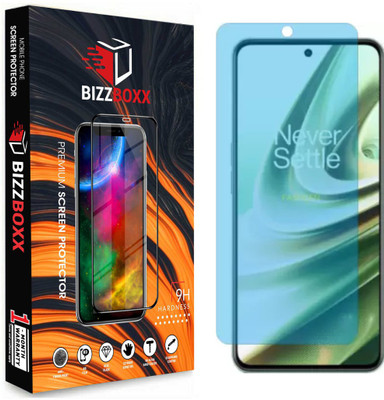 BizzBoxx Edge To Edge Tempered Glass for Oneplus 10R, Oneplus 10T/*NeoShield*Tempered Glass/Full Screen Coverage-Edge to Edge/9H/Anti Blue(Pack of 1)