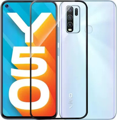 VISHZONE Edge To Edge Tempered Glass for Vivo Y50(Pack of 1)