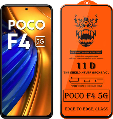 Forego Edge To Edge Tempered Glass for Poco F4 GT(Pack of 1)