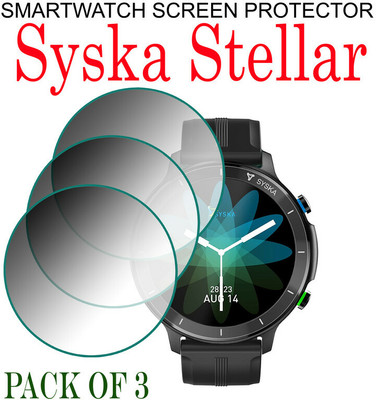 hirdesh Edge To Edge Tempered Glass for Syska Stellar(Pack of 3)