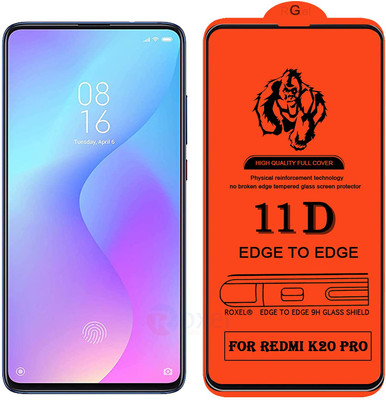 NaturalBuy Edge To Edge Tempered Glass for Redmi K20 Pro (11D 9H Full Glue Tempered Glass)(Pack of 1)