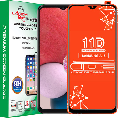 Laxdom Edge To Edge Tempered Glass for SAMSUNG GALAXY A13(Pack of 1)