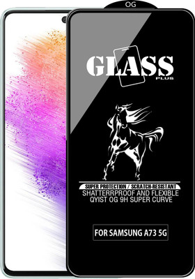 Qyist Edge To Edge Tempered Glass for SAMSUNG GALAXY A73 5G(Pack of 1)