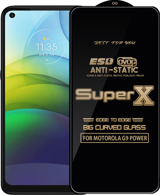 Qyist Edge To Edge Tempered Glass for MOTOROLA G9 POWER(Pack of 1)