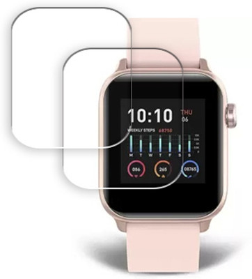 SOMTONE Edge To Edge Tempered Glass for GIONEE Watch 5 Smartwatch SMARTWATCH SCREEN GUARD(Pack of 2)