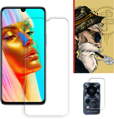 ARBAN Edge To Edge Tempered Glass for Infinix Note 12i 2022 4G Tempered Glass Screen Protector | Anti-Scratch | Edge to Edge Full Coverage | 9H Hardness ( 1 FRONT SCREEN GUARD + 1 CAMERA LENS PROTECTOR + 1 FREE BACK EMBOSSED SKIN001 )(Pack of 1)