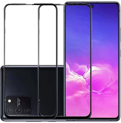 HIE POWER Edge To Edge Tempered Glass for Samsung Galaxy S10 Lite / Samsung Galaxy Note 10 Lite-11D (Pack of 2)(Pack of 2)