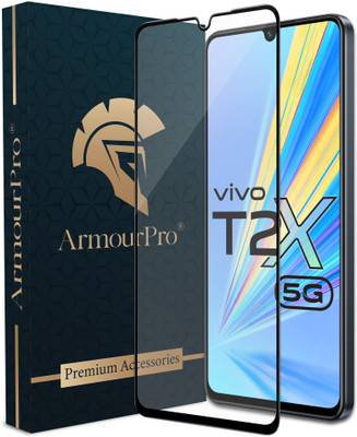 ArmourPro Edge To Edge Tempered Glass for Vivo T2x 5G, Vivo T2X, T2X 5G(Pack of 1)
