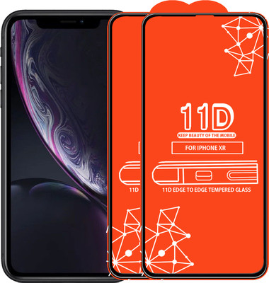 Roxel Edge To Edge Tempered Glass for Apple iPhone XR(Pack of 2)