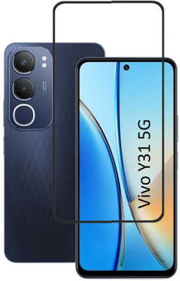 Bodoma Edge To Edge Tempered Glass for Vivo Y31 5G(Pack of 1)