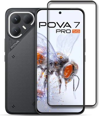 SNMART Edge To Edge Tempered Glass for Tecno Pova 7 Pro 5G(Pack of 1)
