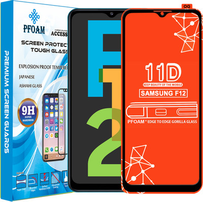 PFOAM Edge To Edge Tempered Glass for SAMSUNG GALAXY F12(Pack of 1)