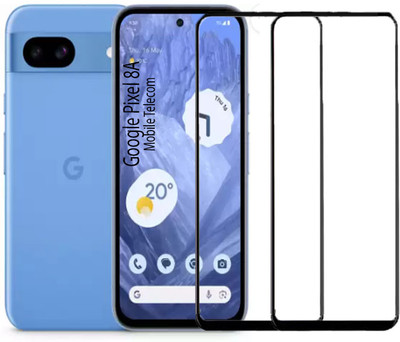 S-Hardline Edge To Edge Tempered Glass for Google Pixel 8A, Premium Premium Branded Glass With Best Cut Glass(Pack of 2)