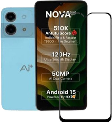 Flipkart SmartBuy Edge To Edge Tempered Glass for Ai+ Nova 5G(Pack of 1)