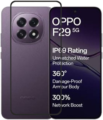 Hyper Edge To Edge Tempered Glass for OPPO F29 5G(Pack of 1)