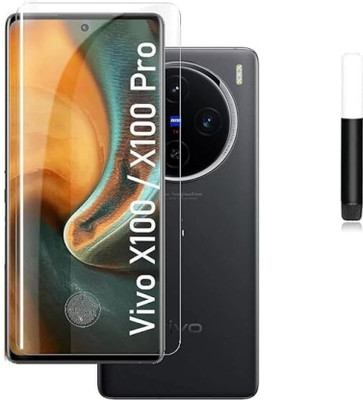 RCHJV Edge To Edge Tempered Glass for Vivo X100 PRO 5G(Pack of 1)