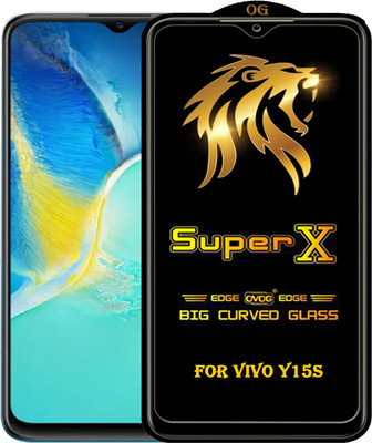 PFOAM Edge To Edge Tempered Glass for VIVO Y15S(Pack of 1)
