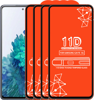 Roxel Edge To Edge Tempered Glass for Samsung Galaxy S20 Fe 5G(Pack of 4)