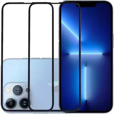 1DOLLAR Edge To Edge Tempered Glass for Apple iPhone 13 Pro -11D Glass -Quality-11D(Pack of 2)