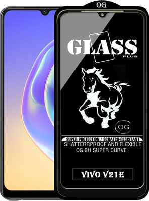 Rofix star Edge To Edge Tempered Glass for VIVO V21E(Pack of 1)