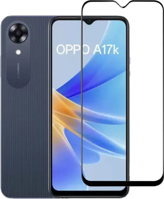 Chronic Edge To Edge Tempered Glass for OPPO A17K(Pack of 1)