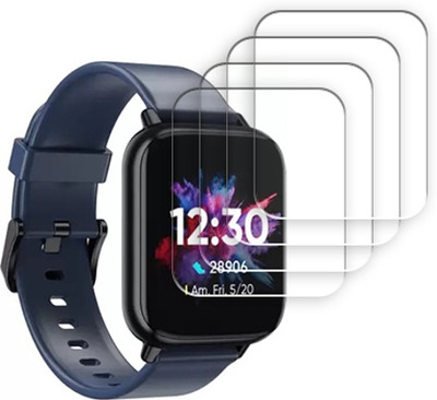 SOMTONE Edge To Edge Tempered Glass for DIZO Watch 2 (by realme TechLife) SMARTWATCH SCREEN GUARD(Pack of 4)