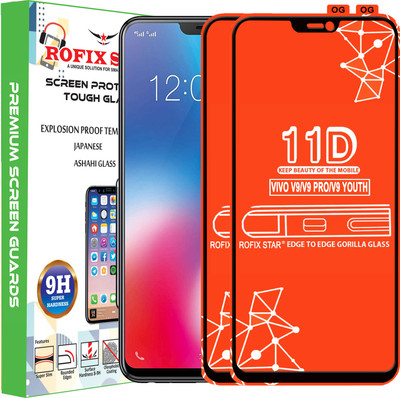 Rofix star Edge To Edge Tempered Glass for VIVO V9 PRO(Pack of 2)