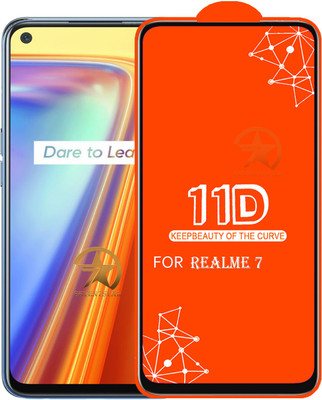 SEVEN7STAR Edge To Edge Tempered Glass for Realme 7(Pack of 1)