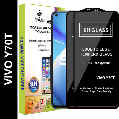 PFOAM Edge To Edge Tempered Glass for VIVO Y70T(Pack of 2)