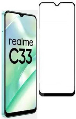 CASEHUNT Edge To Edge Tempered Glass for Realme C33(Pack of 1)