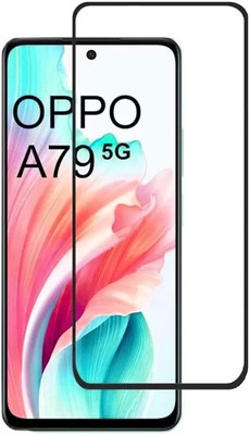 COVJ Edge To Edge Tempered Glass for OPPO A79 5G(Pack of 1)