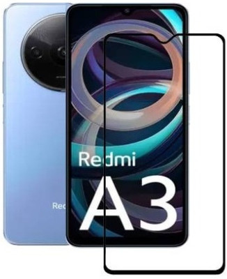 RCHJV Edge To Edge Tempered Glass for Redmi A3(Pack of 1)