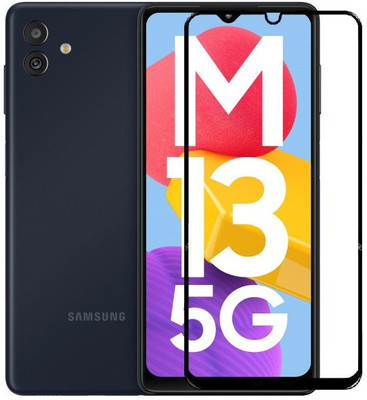 MOBIGENIX Edge To Edge Tempered Glass for Samsung Galaxy M13 5G(Pack of 1)