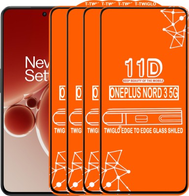 TWIGLO Edge To Edge Tempered Glass for ONEPLUS NORD 3 5G(Pack of 4)