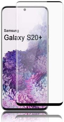 1DOLLAR Edge To Edge Tempered Glass for Samsung Galaxy S20 Plus-[Full Glue 3D](Pack of 1)