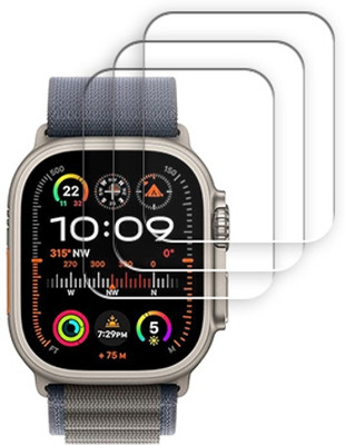 SOMTONE Edge To Edge Tempered Glass for Apple Watch Ultra 2 GPS + Cellular 49mm SMARTWATCH SCREEN GUARD(Pack of 3) SOMTONE Edge To Edge Tempered Glass for Apple Watch Ultra 2 GPS + Cellular 49mm SMARTWATCH SCREEN GUARD(Pack of 3)