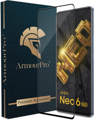 ArmourPro Edge To Edge Tempered Glass for iQOO Neo 6 5G, Neo 6 5G, iQOO 9 SE 5G, iQOO 9 SE(Pack of 1)