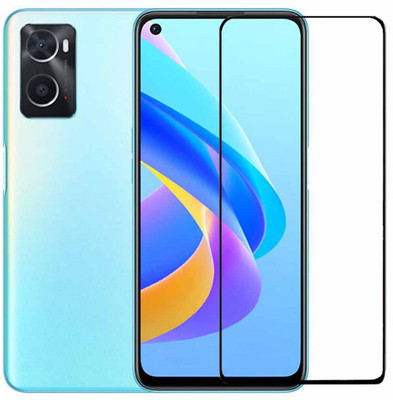 Expromium Edge To Edge Tempered Glass for Oppo A76(Pack of 1)