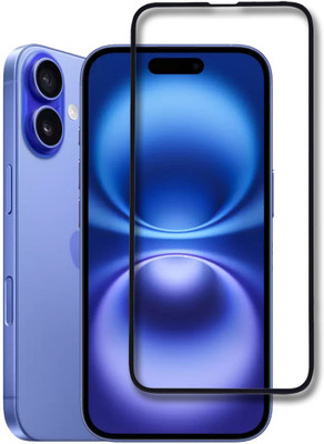 NKCASE Edge To Edge Tempered Glass for Apple iPhone 16(Pack of 1)