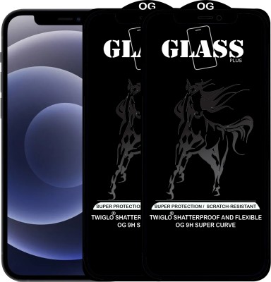 TWIGLO Edge To Edge Tempered Glass for IPHONE 12 MINI(Pack of 2)