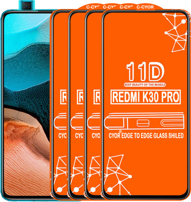 CYOR Edge To Edge Tempered Glass for REDMI K30 PRO(Pack of 4)