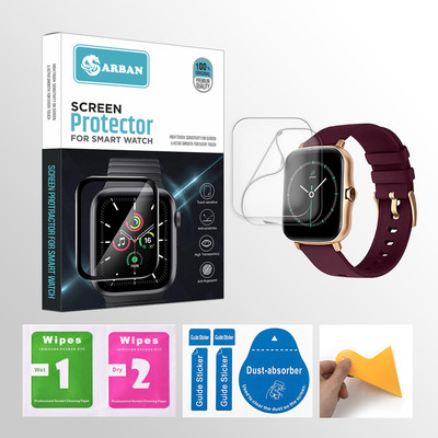 20SKY Impossible Screen Guard for Pebble Spark 1.7 inch Smartwatch(Pack of 2)