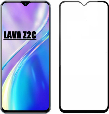 O2MG Edge To Edge Tempered Glass for LAVA Z2C(Pack of 1)