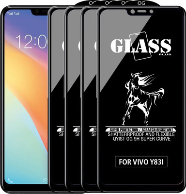 Qyist Edge To Edge Tempered Glass for VIVO Y83I(Pack of 4)