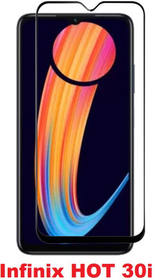 DSCASE Edge To Edge Tempered Glass for Infinix HOT 30i(Pack of 1)