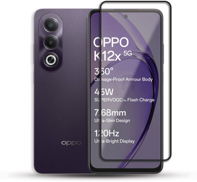 PROACCS Edge To Edge Tempered Glass for OPPO K12x 5G(Pack of 1)