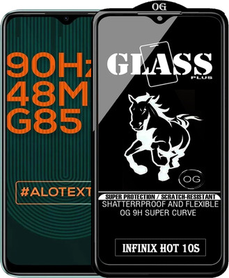 PFOAM Edge To Edge Tempered Glass for INFINIX HOT 10S(Pack of 1)