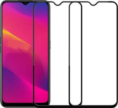 SRT Edge To Edge Tempered Glass for Oppo A5 2020(Pack of 2)