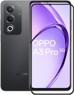 DMJHP Edge To Edge Tempered Glass for Oppo A3 Pro(Pack of 1)