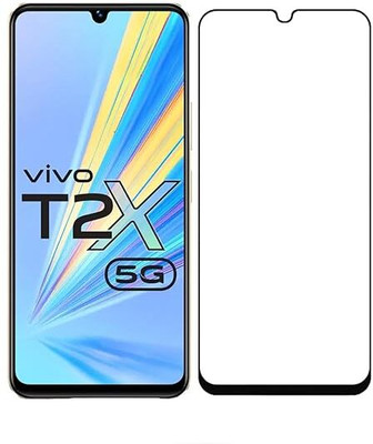 iCopertina Edge To Edge Tempered Glass for Vivo T1X 5G(Pack of 1)